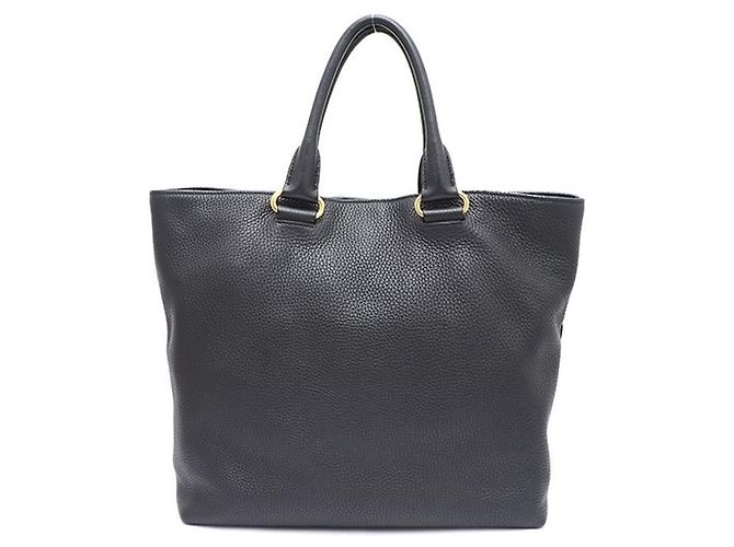 Prada Borsa Tote e Borsa a Tracolla Viterbo Daino Nero - vista 3