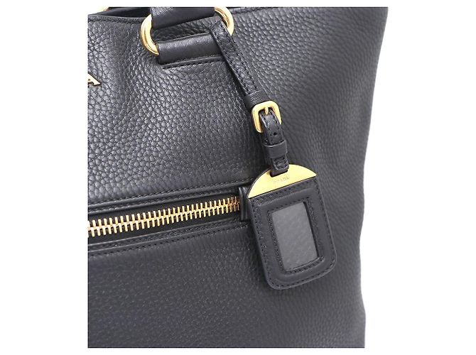 Prada Borsa Tote e Borsa a Tracolla Viterbo Daino Nero - vista 5