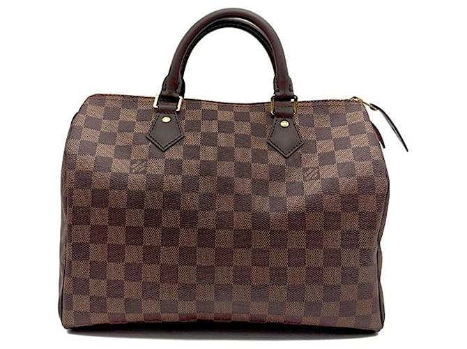 Louis Vuitton Speedy Damier Marrone - vista 3