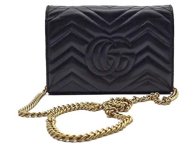 Gucci Borsa a tracolla Marmont Matelassé Nero - vista 3