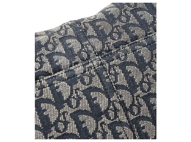 Dior Borsa a tracolla con patta Oblique CD Logo Blu - vista 7