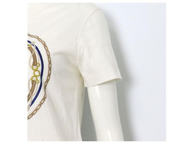 Gucci Camiseta de manga corta para mujer en jersey de algodón interlocking Blanco - vista 3