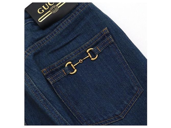 Gucci Pantalones vaqueros slim para mujer con bocado - vista 10