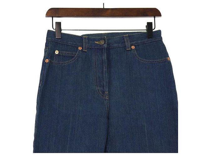 Gucci Pantalones vaqueros slim para mujer con bocado - vista 2