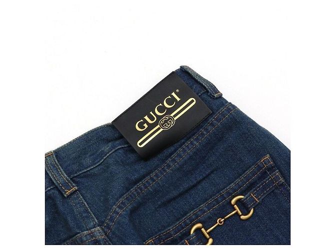 Gucci Pantalones vaqueros slim para mujer con bocado - vista 9