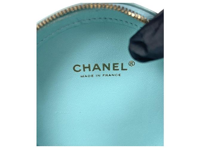 Chanel Borsa Crossbody Tambourine Mint Verde - vista 5