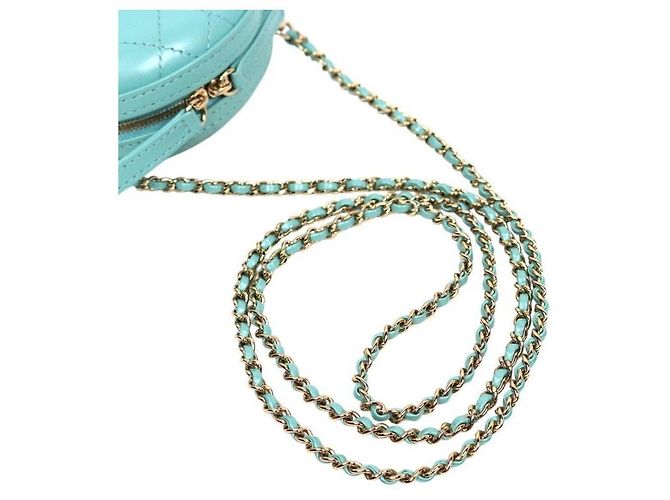 Chanel Borsa Crossbody Tambourine Mint Verde - vista 7