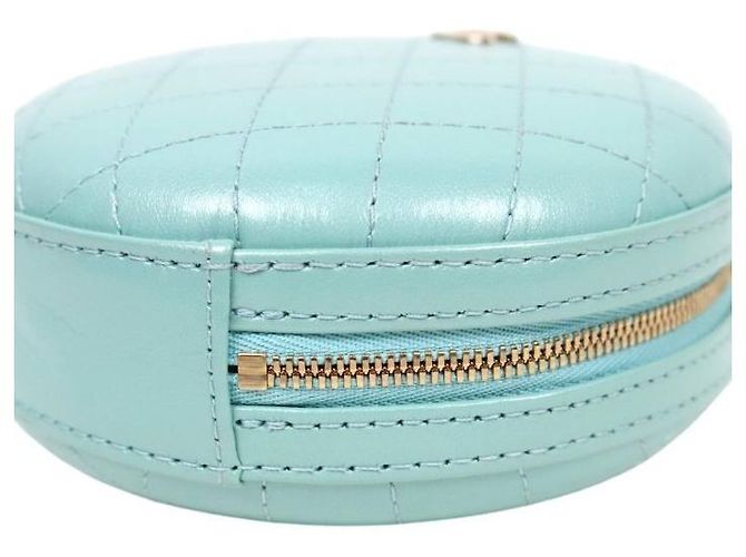 Chanel Borsa Crossbody Tambourine Mint Verde - vista 9