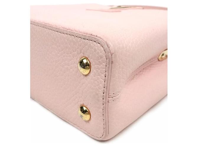 Louis Vuitton Mini Borsa Capucines Rosa - vista 6