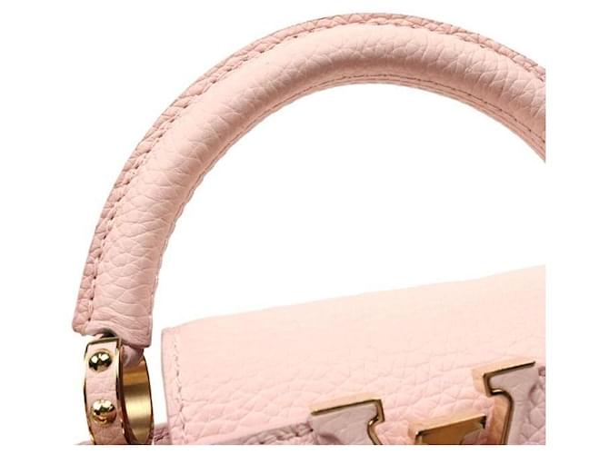 Louis Vuitton Mini Borsa Capucines Rosa - vista 8