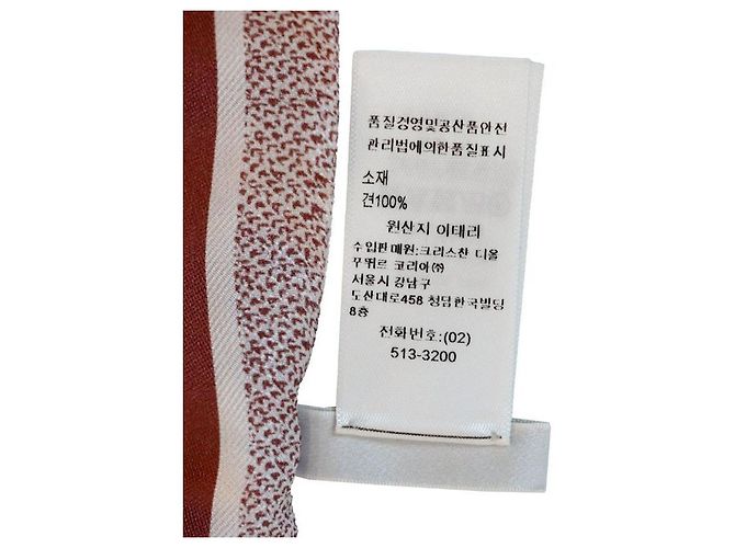 Dior Rosa Blumen-Schal - Ansicht 6
