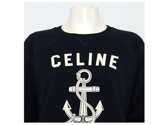 Céline T-shirt en polaire pour femme avec imprimé logo - vue 2