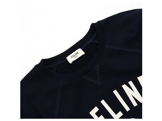 Céline T-shirt en polaire pour femme avec imprimé logo - vue 5