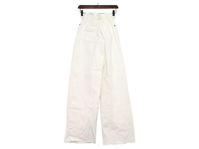 Miu Miu Pantalones de denim blancos para mujer - vista 4