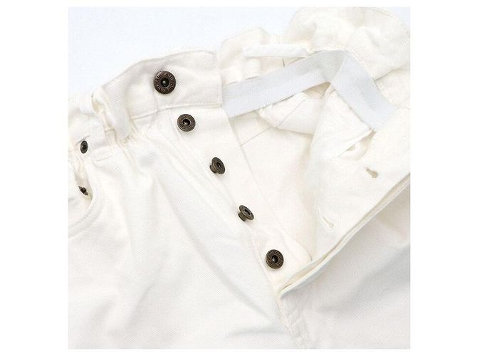 Miu Miu Pantalones de denim blancos para mujer - vista 6