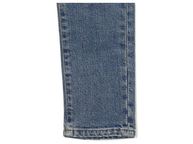 Saint Laurent Pantaloni in denim destroyed da donna - vista 3
