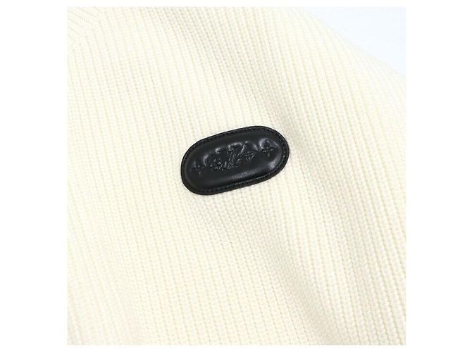 Louis Vuitton Leichter Sommer-Jumper T-Shirt in Monogram Mix Strick Weiß - Ansicht 6