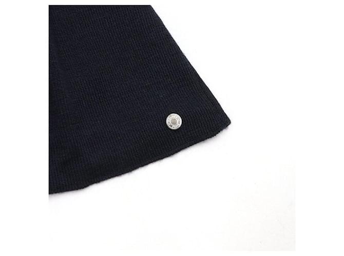 Hermès Navy Kaschmir-Seiden-Rollkragenpullover für Damen Blau - Ansicht 6