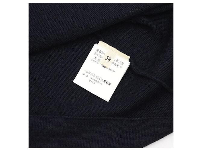 Hermès Navy Kaschmir-Seiden-Rollkragenpullover für Damen Blau - Ansicht 7