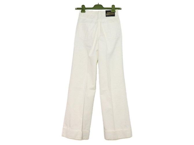 Gucci Pantalones de denim blancos para mujer - vista 4