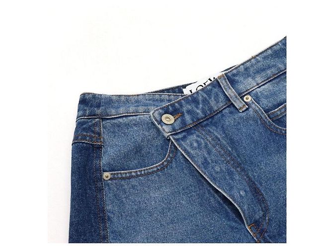 Loewe Vaqueros de denim Trompe-L'œil para mujer - vista 5