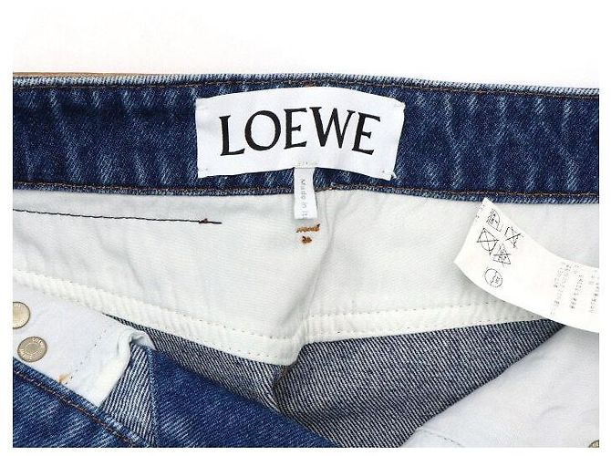 Loewe Vaqueros de denim Trompe-L'œil para mujer - vista 7