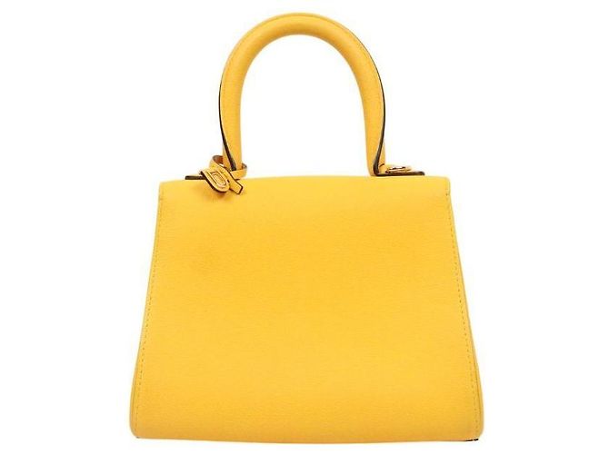 Delvaux Mini Borsa Tote Yellow Brilliance Box Giallo - vista 3
