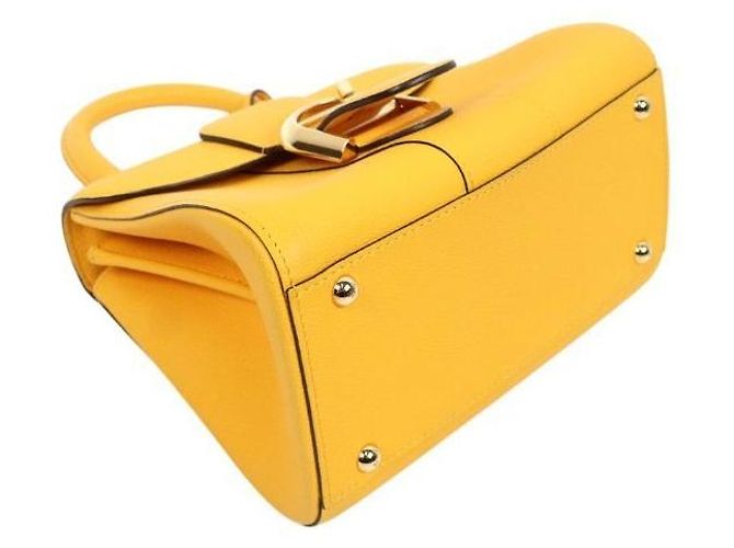 Delvaux Mini Borsa Tote Yellow Brilliance Box Giallo - vista 5