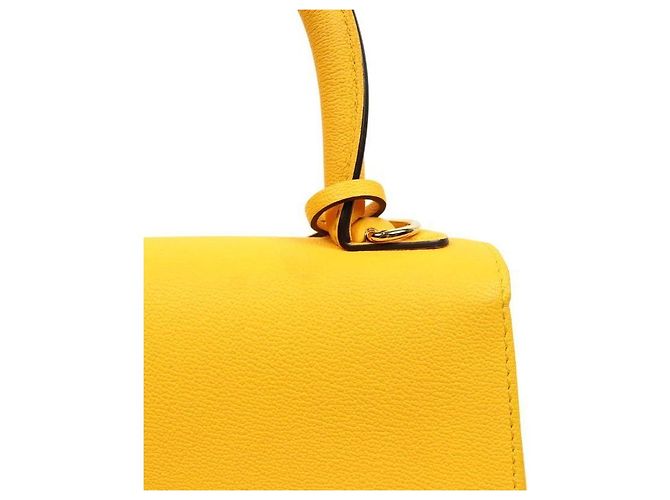 Delvaux Mini Borsa Tote Yellow Brilliance Box Giallo - vista 7