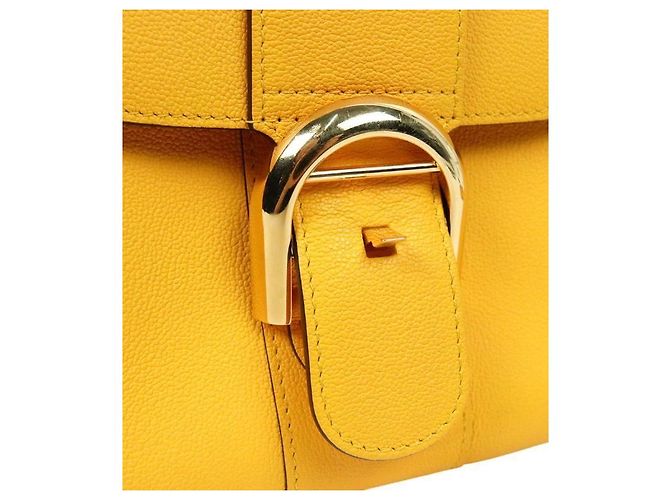 Delvaux Mini Borsa Tote Yellow Brilliance Box Giallo - vista 9