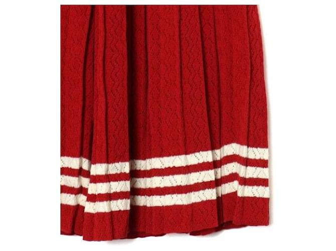 Gucci Rote Strickhose weit für Damen - Ansicht 3