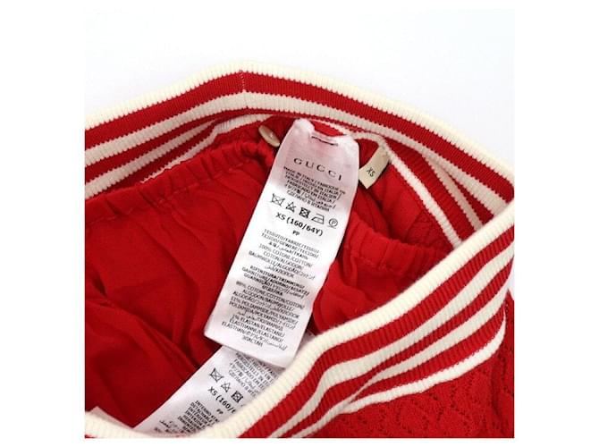Gucci Rote Strickhose weit für Damen - Ansicht 7