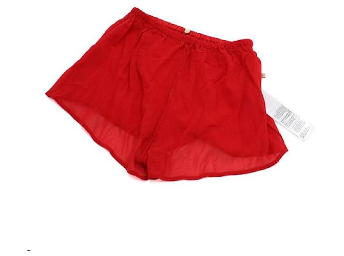 Gucci Rote Strickhose weit für Damen - Ansicht 8