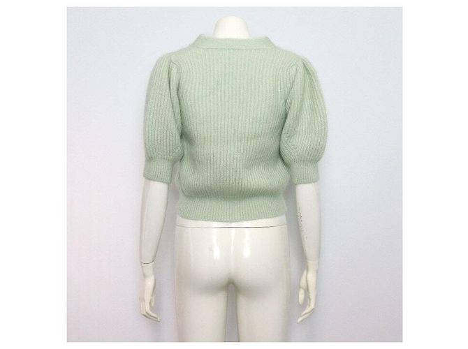 Céline Kurzarm-Cardigan aus Seidenmohair für Damen - Ansicht 4