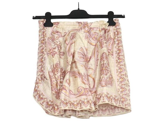 Fendi Falda plisada de seda con logo FF Baroque para mujer - vista 4