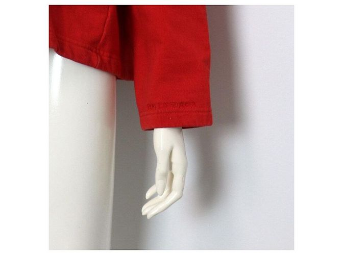 Balenciaga Camiseta con capucha roja para mujer de algodón - vista 3