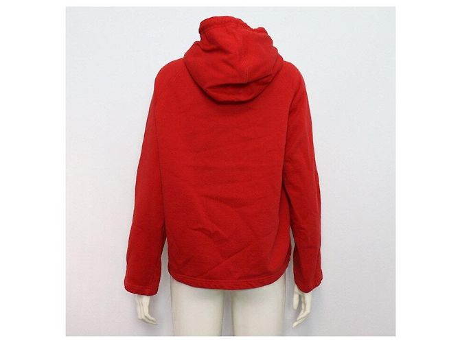 Balenciaga Camiseta con capucha roja para mujer de algodón - vista 4