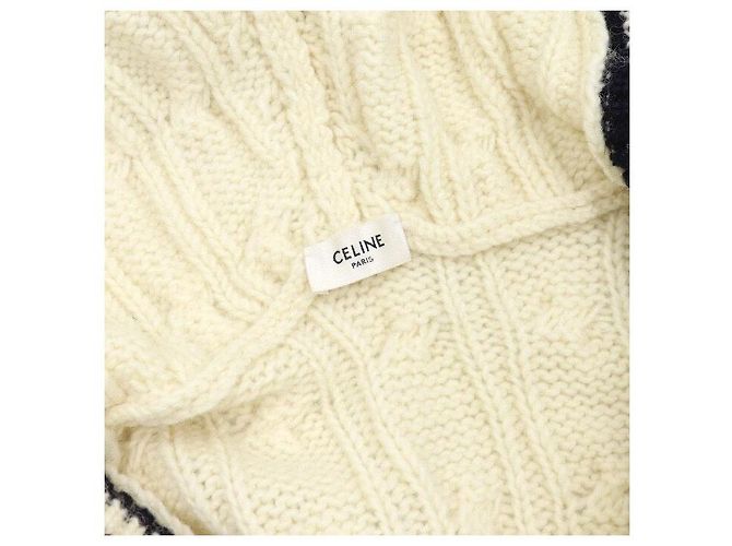 Céline Kapuzenpullover aus Wolle für Damen in Elfenbein - Ansicht 5