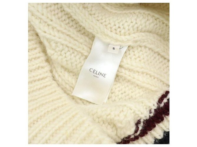 Céline Kapuzenpullover aus Wolle für Damen in Elfenbein - Ansicht 6