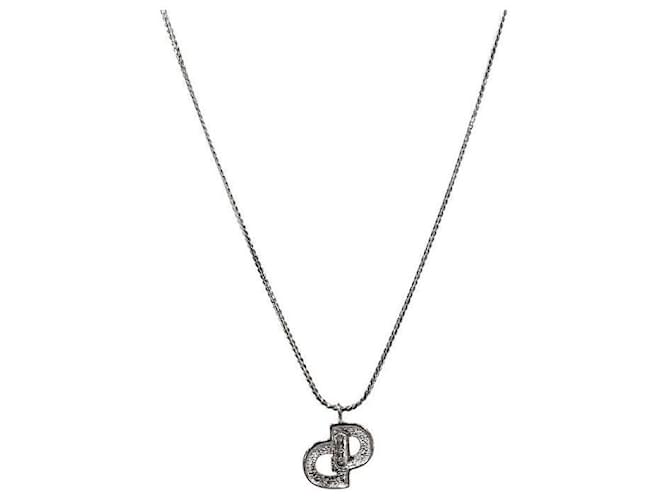 Dior Cubic CD Silver Halskette Silber - Ansicht 2