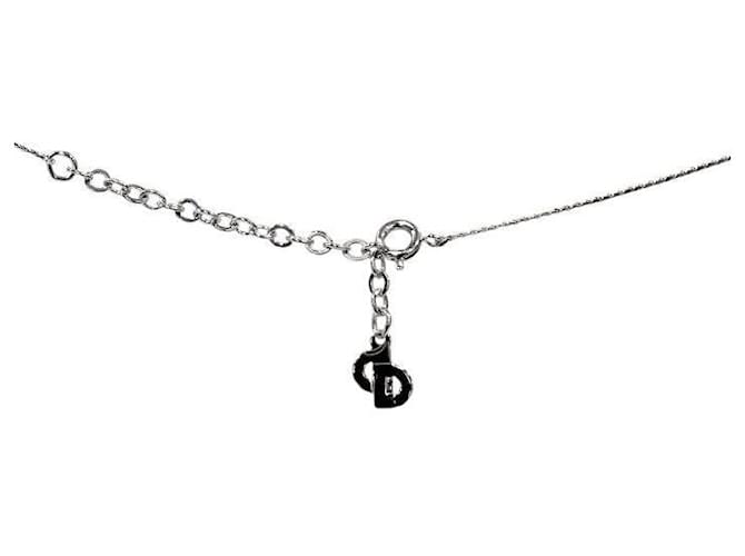 Dior Cubic CD Silver Halskette Silber - Ansicht 3