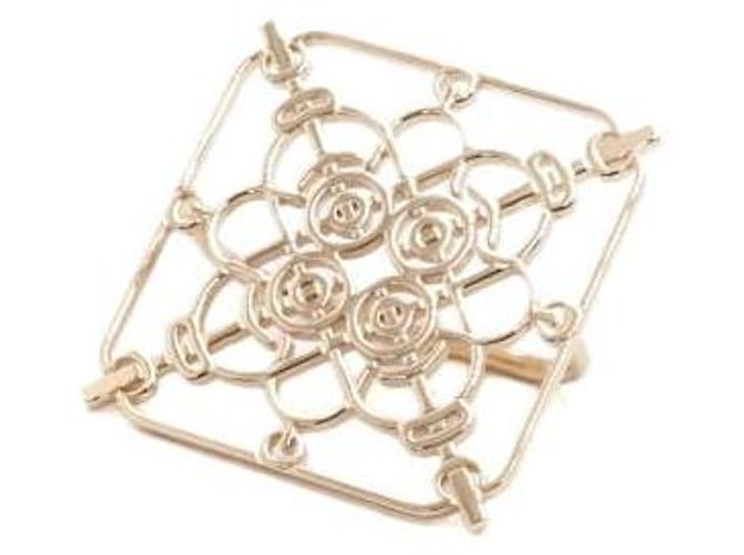 Ring Hermès Anello per foulard Eperon d'Or Cisele Nero - vista 2