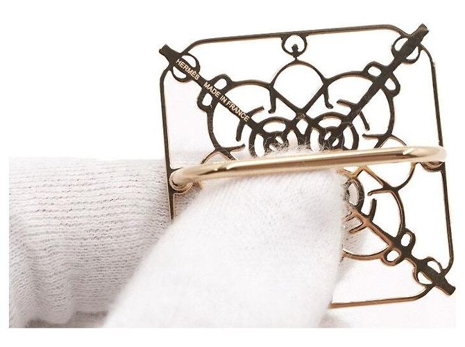 Ring Hermès Anello per foulard Eperon d'Or Cisele Nero - vista 4