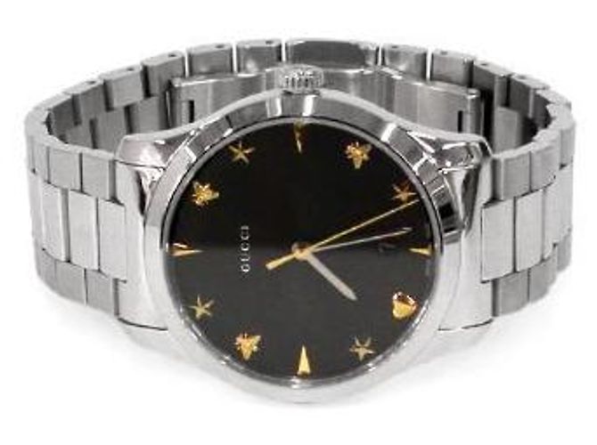 Gucci Relógio de Quartzo Timeless Black em Aço Preto - vista 2