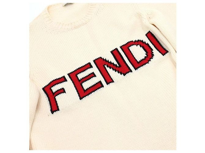 Fendi Big Logo Wollpullover Unisex - Ansicht 6