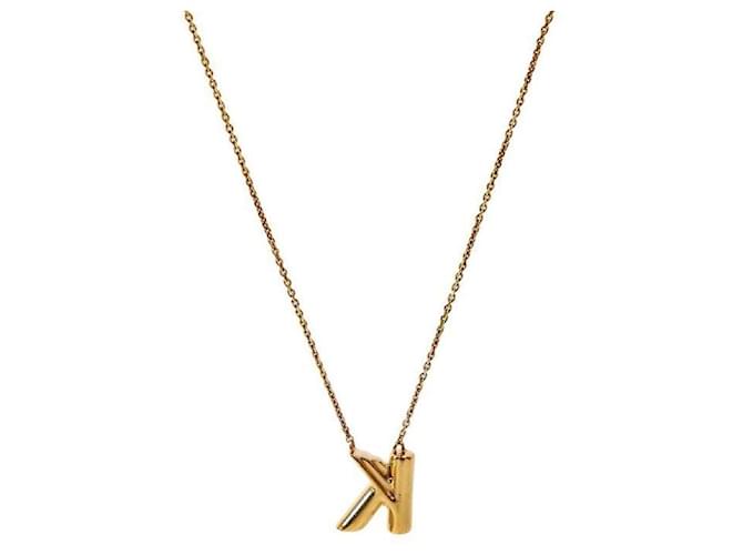 Louis Vuitton Collana con Iniziale in Oro D'oro - vista 2