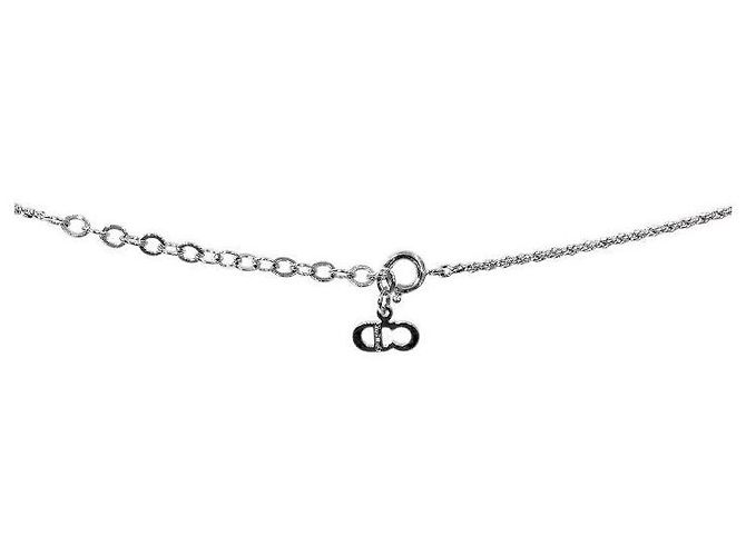 Dior Collar Ribbon CD Silver Plata - vista 3