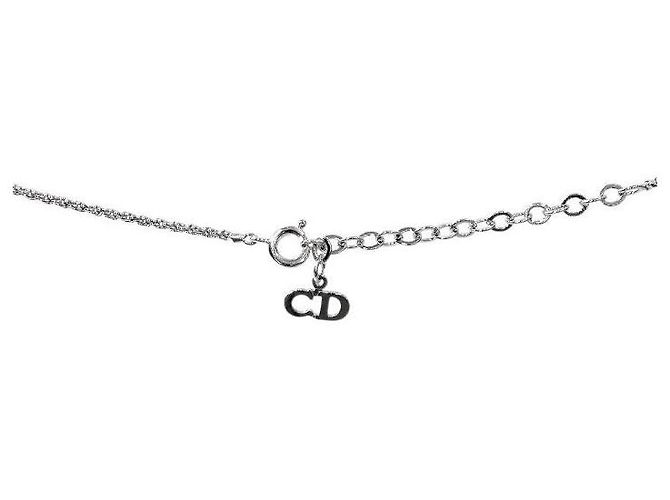 Dior Collar Ribbon CD Silver Plata - vista 4