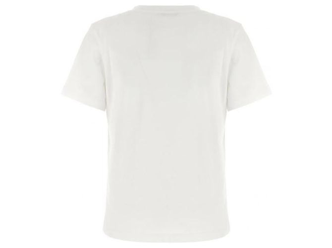 Marni T-shirt in cotone con dettaglio logo in flock Bianco - vista 5