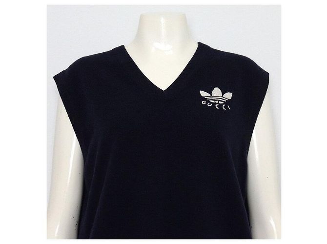 Gucci Unisex Strickweste mit besticktem Logo - Ansicht 2